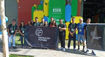 Alunos da EFG participam de campeonato nacional de robótica, em Brasília